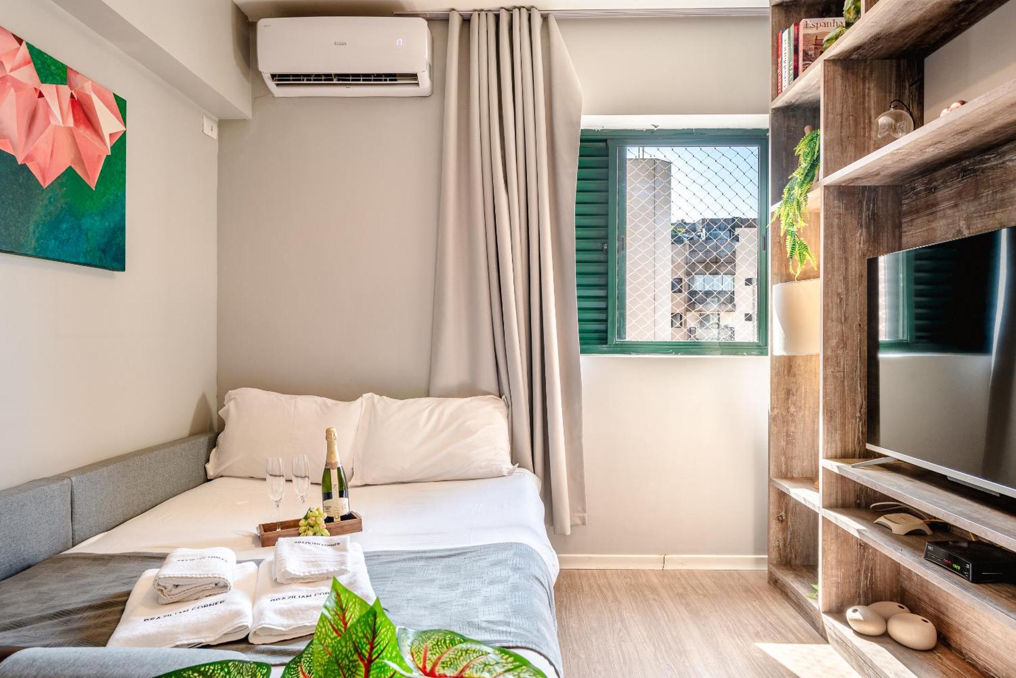 Apartamento Piscina, Ac, Vaga No Itaim Bibi | Brazilian Corner São Paulo